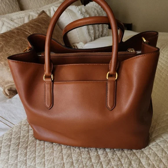 Authentic Ralph Lauren Large Marcy Bag - Picture 3 of 7